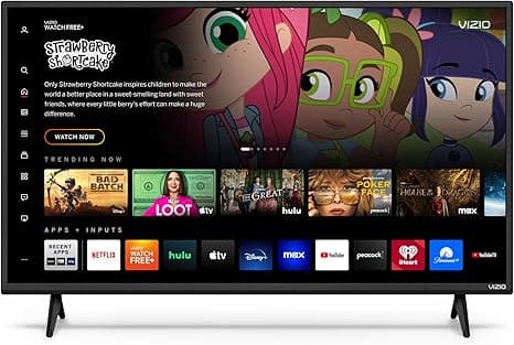 VIZIO 40-inch D-Series Full HD 1080p Smart TV with AMD FreeSync, Apple AirPlay and Chromecast Built-in, Alexa Compatibility, D40f-J09, 2022 Model